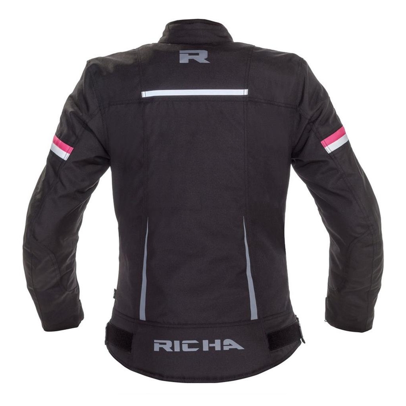 RICHA Lena 2 WP női motoros kabát fekete-rózsaszín kiárusítás