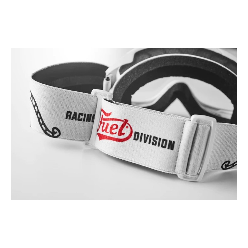 Fuel Racing Division motocross szemüveg fekete-fehér kiárusítás