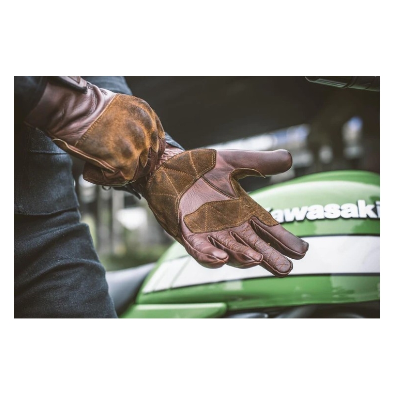 Fuel Rodeo rövid motoros kesztyű barna