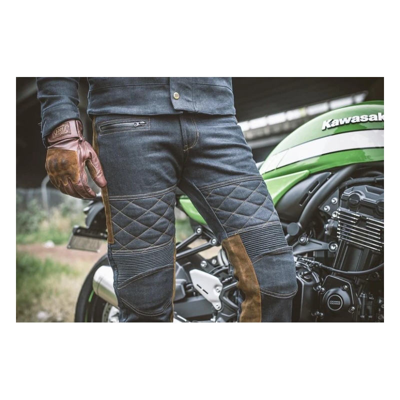 Fuel Rodeo rövid motoros kesztyű barna