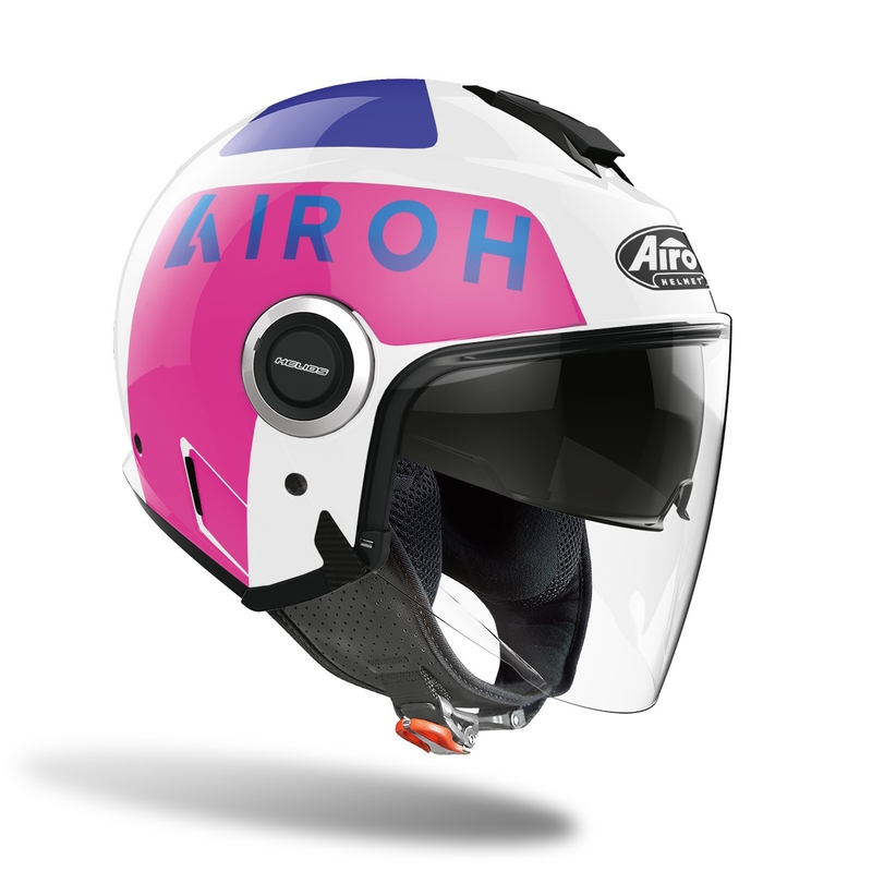Airoh Helios Up 2022 Nyitott motoros sisak rózsaszín kiárusítás
