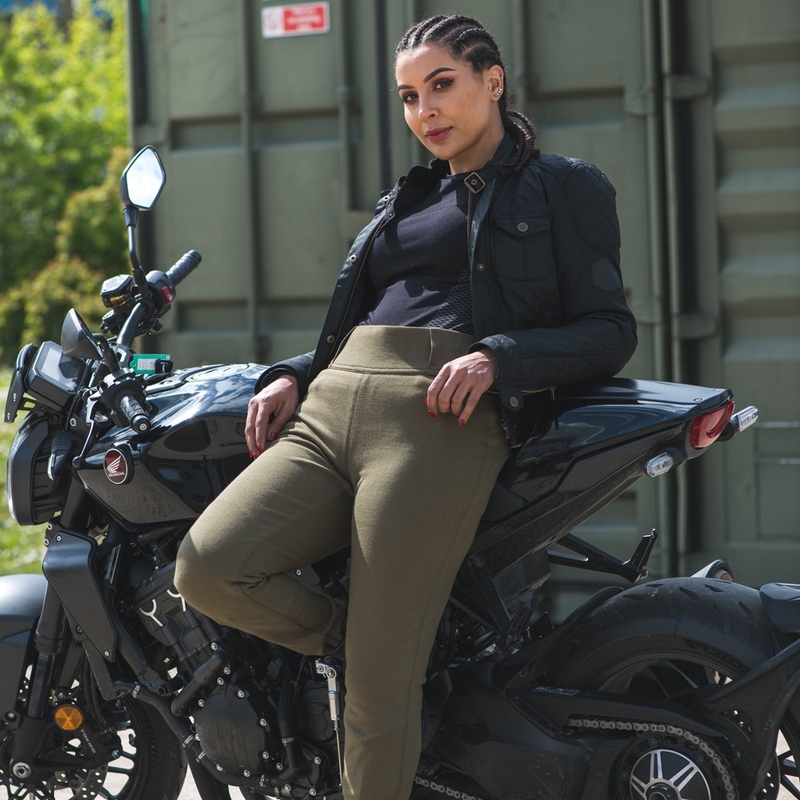 Oxford Super Leggings 2.0 női motoros leggings khaki