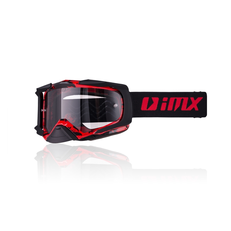 iMX Dust Graphic motocross szemüveg piros-fekete
