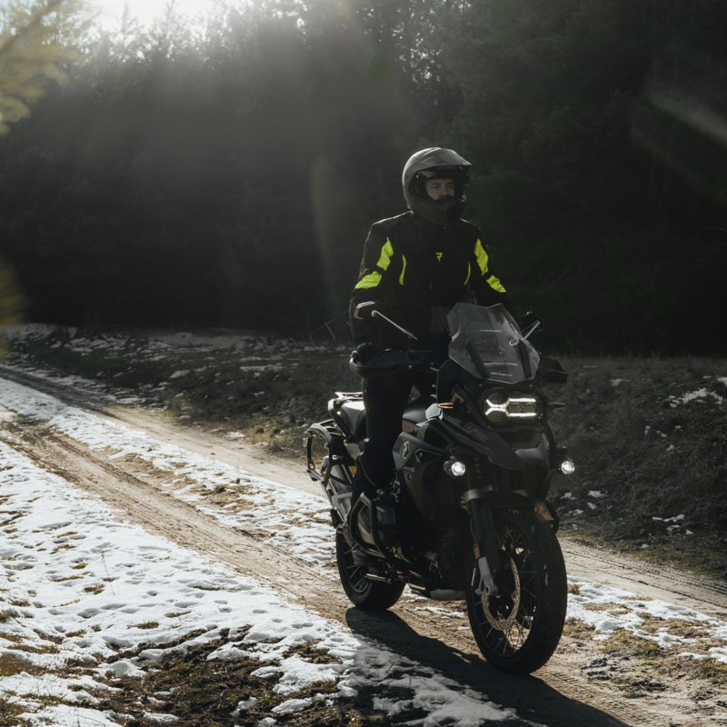 Rebelhorn Hardy II motoros kabát fekete-neon sárga kiárusítás