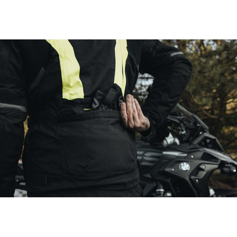 Rebelhorn Hardy II motoros kabát fekete-neon sárga kiárusítás