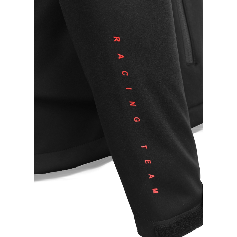 MotoZem Racing Team női softshell kabát fekete-piros