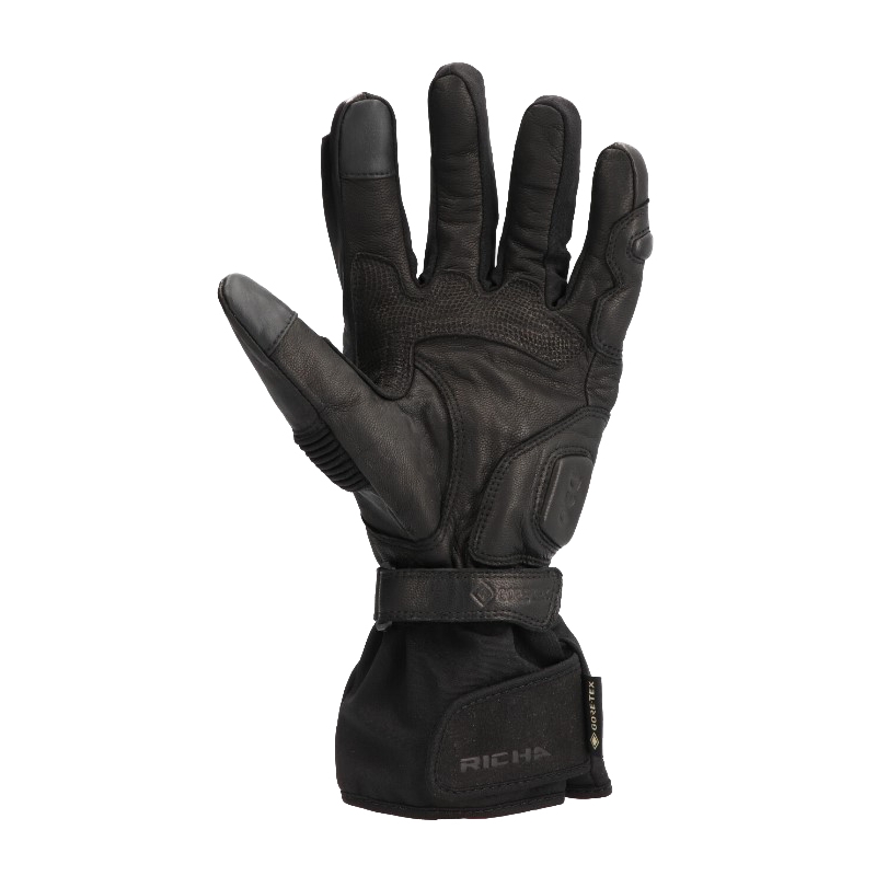 RICHA Hypercane Gore-Tex hosszú motoros kesztyű fekete kiárusítás