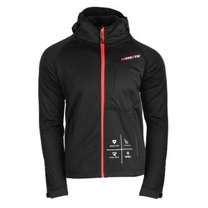 MotoZem Racing Team softshell kabát fekete-piros