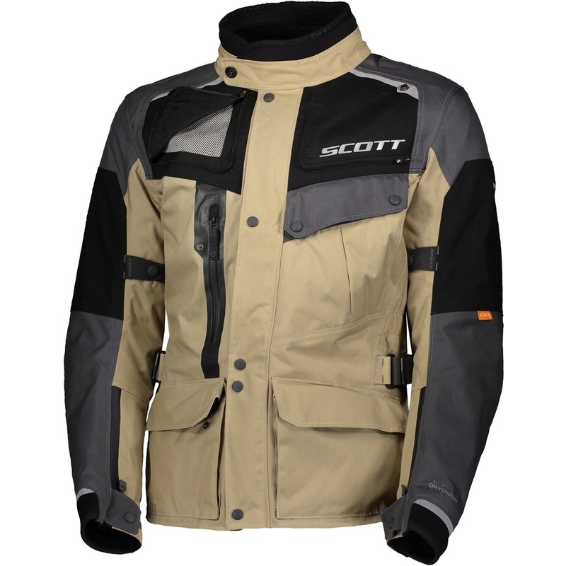 SCOTT Voyager Dryo motoros kabát barna-szürke