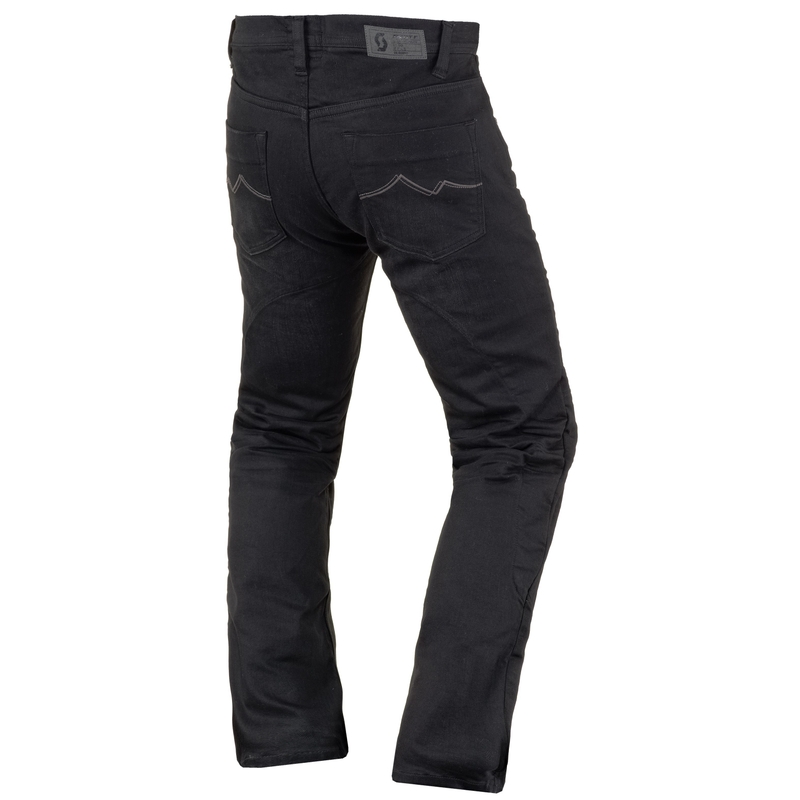 SCOTT Denim Stretch motoros farmer fekete