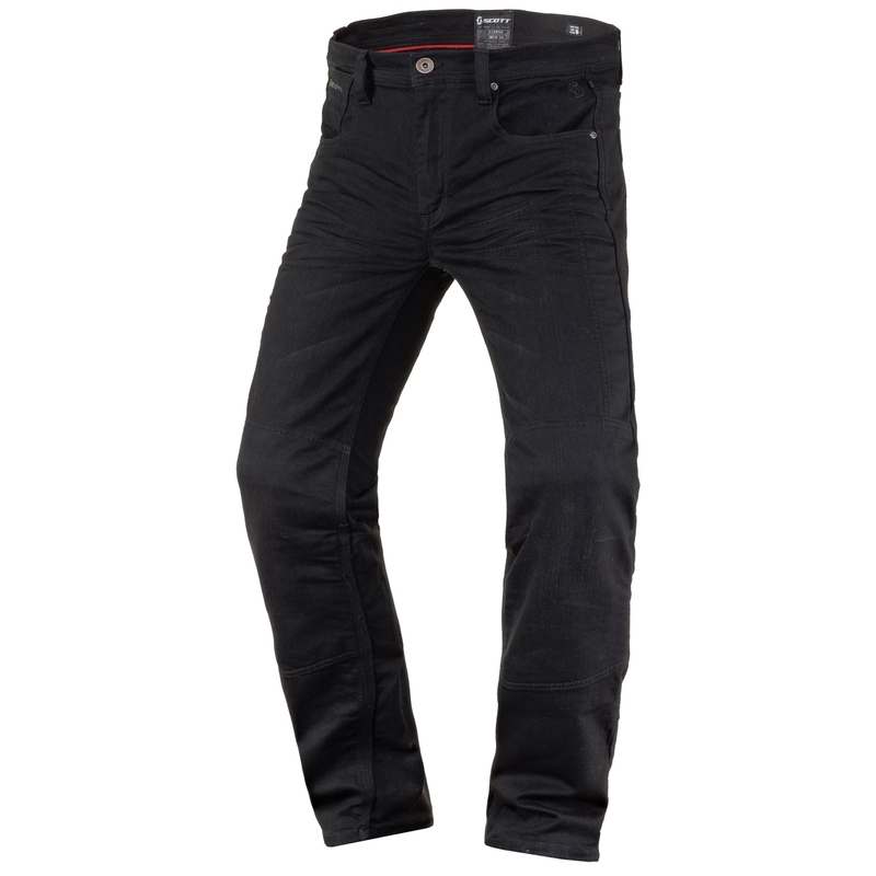 SCOTT Denim Stretch motoros farmer fekete