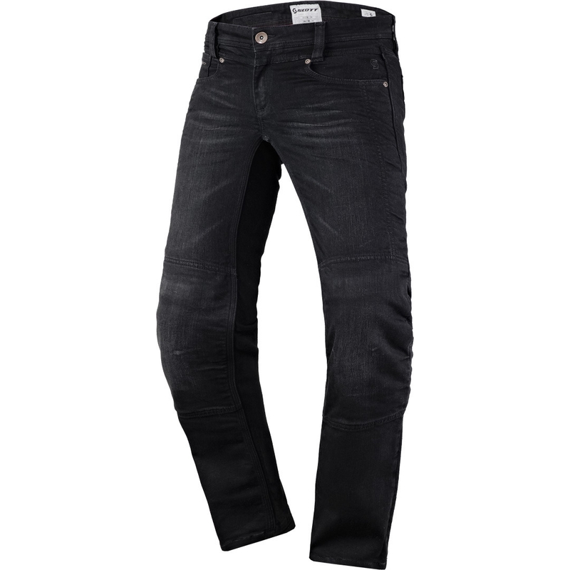 SCOTT Denim Stretch női motoros farmer fekete