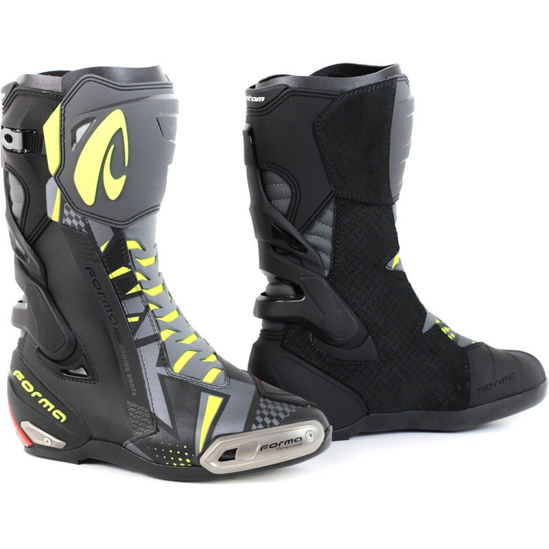 Forma Phantom motoros csizma fekete-szürke-fluo sárga