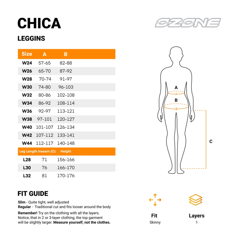 Ozone Chica női motoros leggings fekete