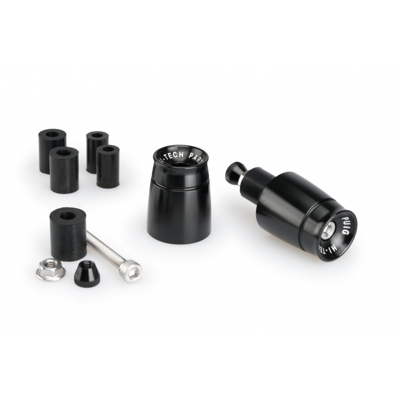 Bar ends PUIG SPORT fekete UNIVERSAL M6 13-18mm.