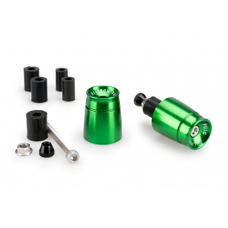 Bar ends PUIG SPORT zöld UNIVERSAL M6 13-18mm.