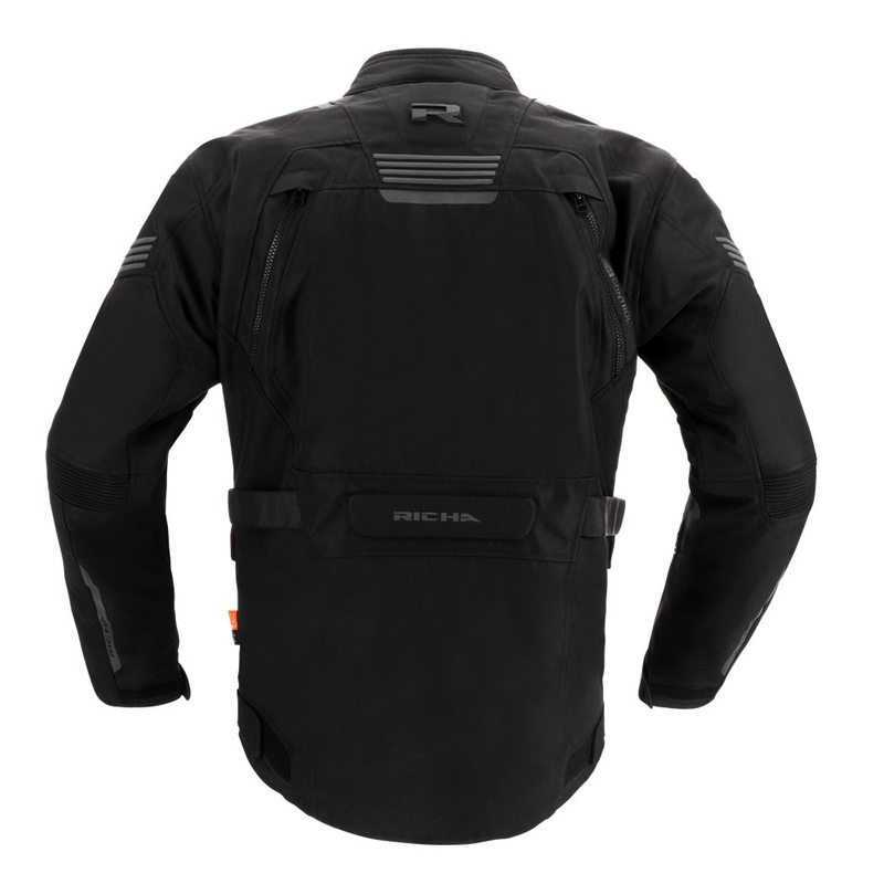 RICHA Phantom 3 motoros kabát fekete kiárusítás
