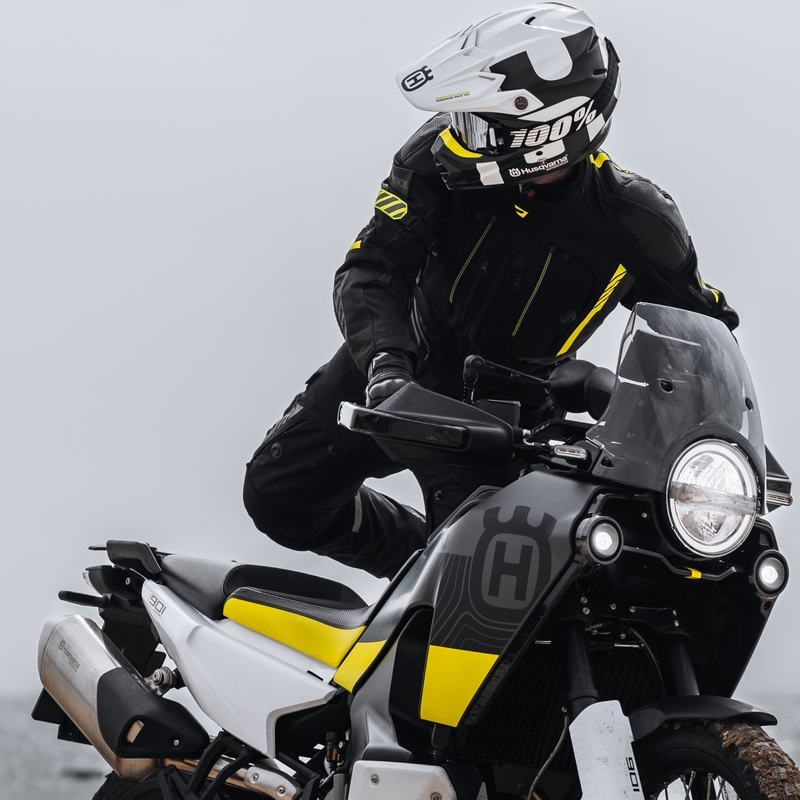 Rebelhorn Patrol motoros kabát  fekete-szürke-neon sárga