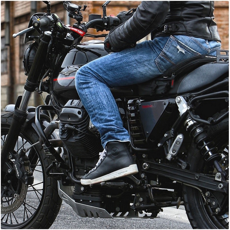 Stylmartin Core motoros cipő fekete-fehér