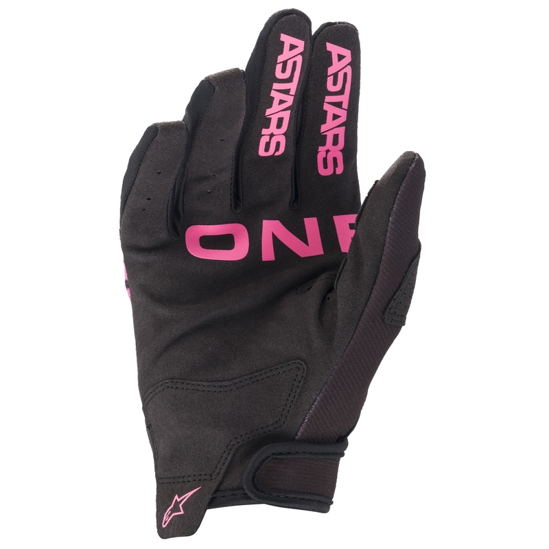 Alpinestars Radar gyerek motocross kesztyű fekete-zöld-fluo rózsaszín