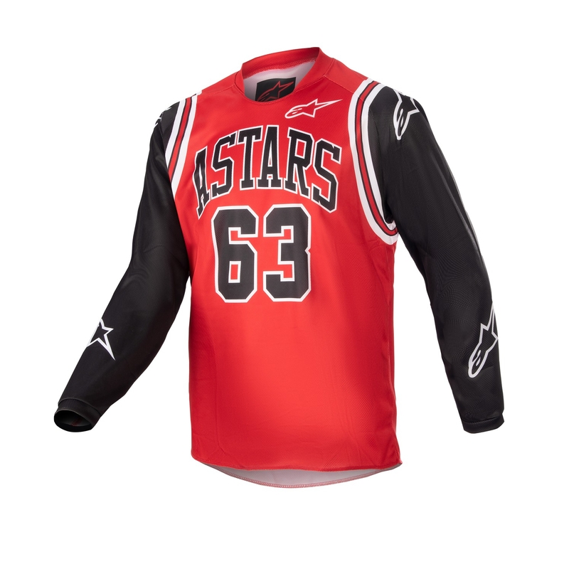 Alpinestars Racer Acumen gyerek motocross mez limitált edició piros-fekete-fehér