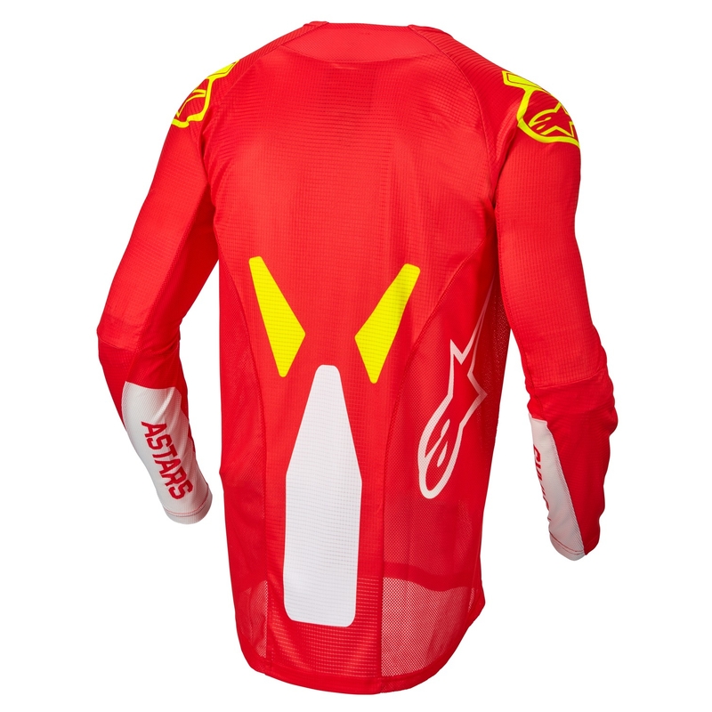 Alpinestars Racer Factory gyerek motocross mez fluo piros-fehér-fluo sárga kiárusítás