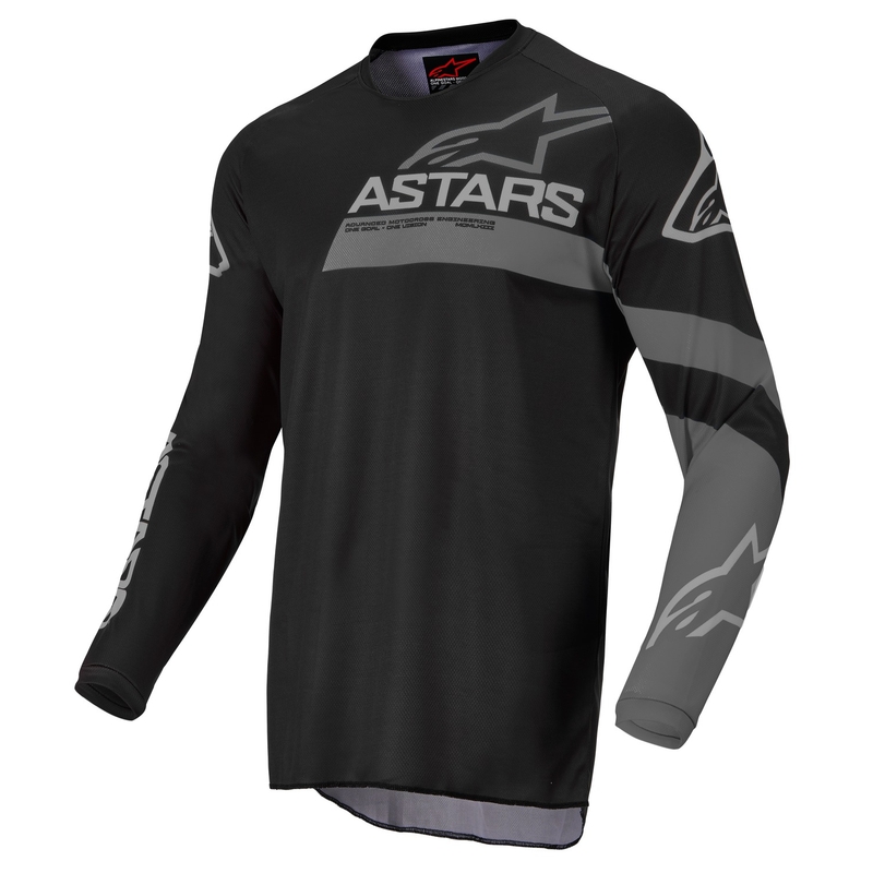 Alpinestars Racer Graphite gyerek motocross mez fekete-szürke
