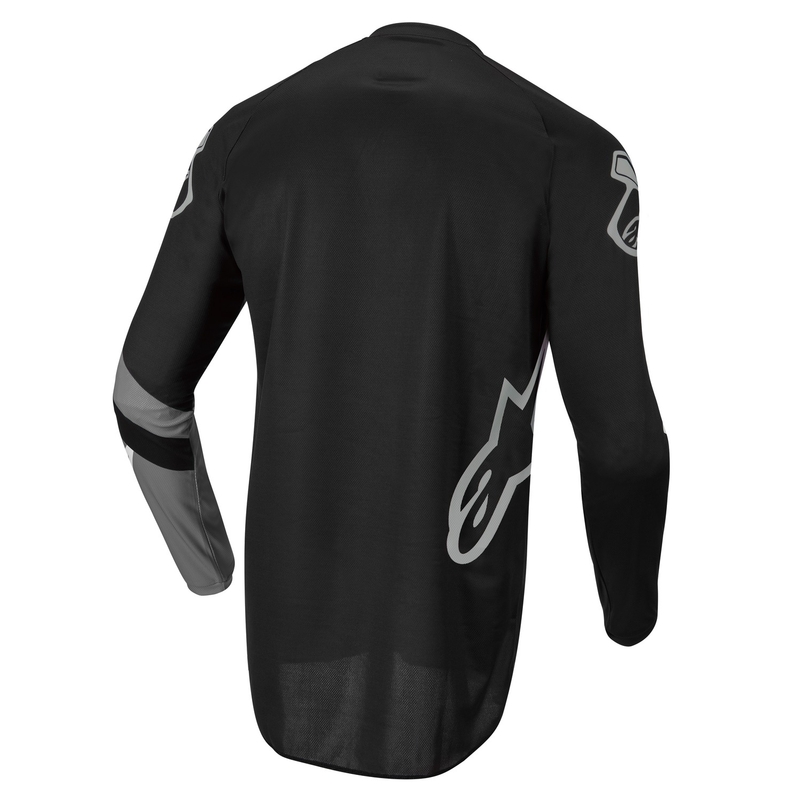 Alpinestars Racer Graphite gyerek motocross mez fekete-szürke