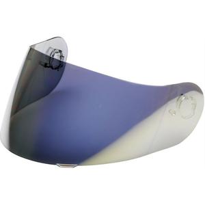 HJC HJ-35 plexi irridium kék