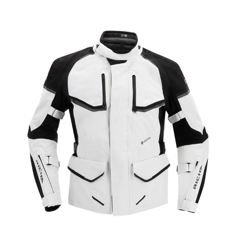 RICHA Atlantic 2 Gore-Tex motoros kabát fekete-szürke kiárusítás