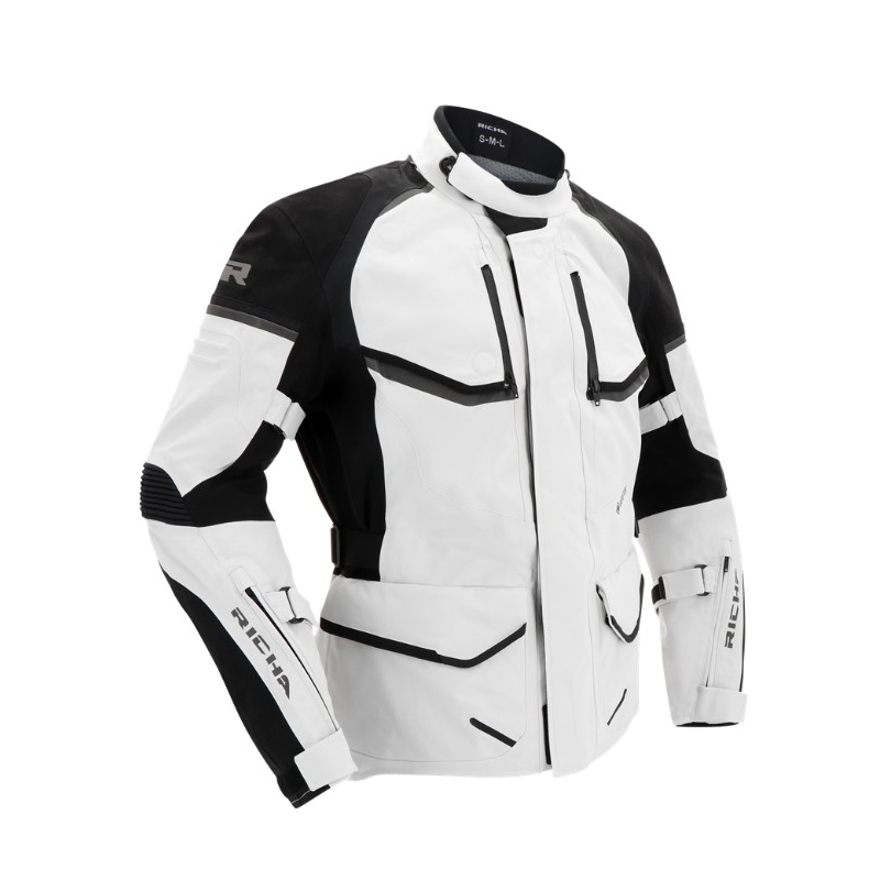 RICHA Atlantic 2 Gore-Tex motoros kabát fekete-szürke kiárusítás