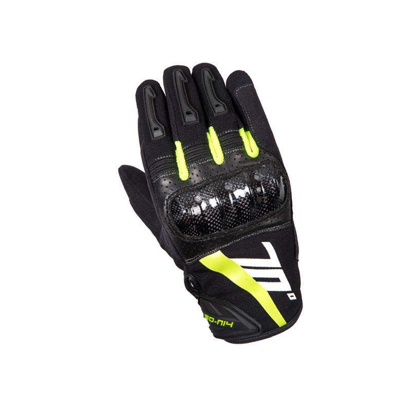 SEVENTY DEGREES SD-N14 rövid motoros kesztyű fekete-fluo sárga