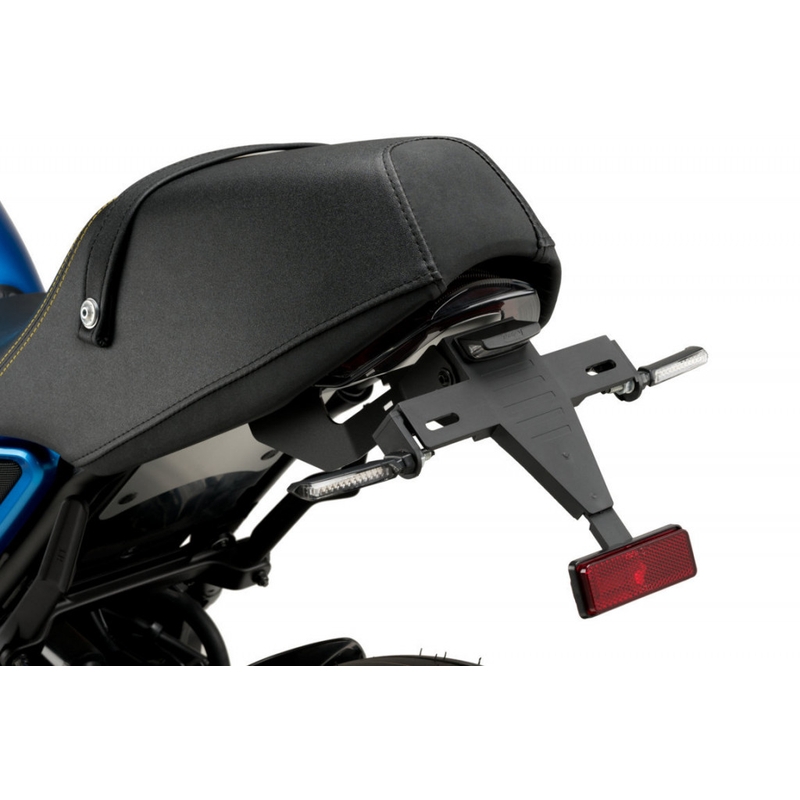 Adjustable license support PUIG fekete részére YAMAHA XSR 900 2022-2026, YAMAHA XSR 900 GP 2024-2026