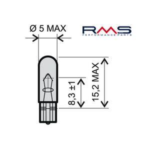 Lamp RMS 246510255 T5 2V 2W