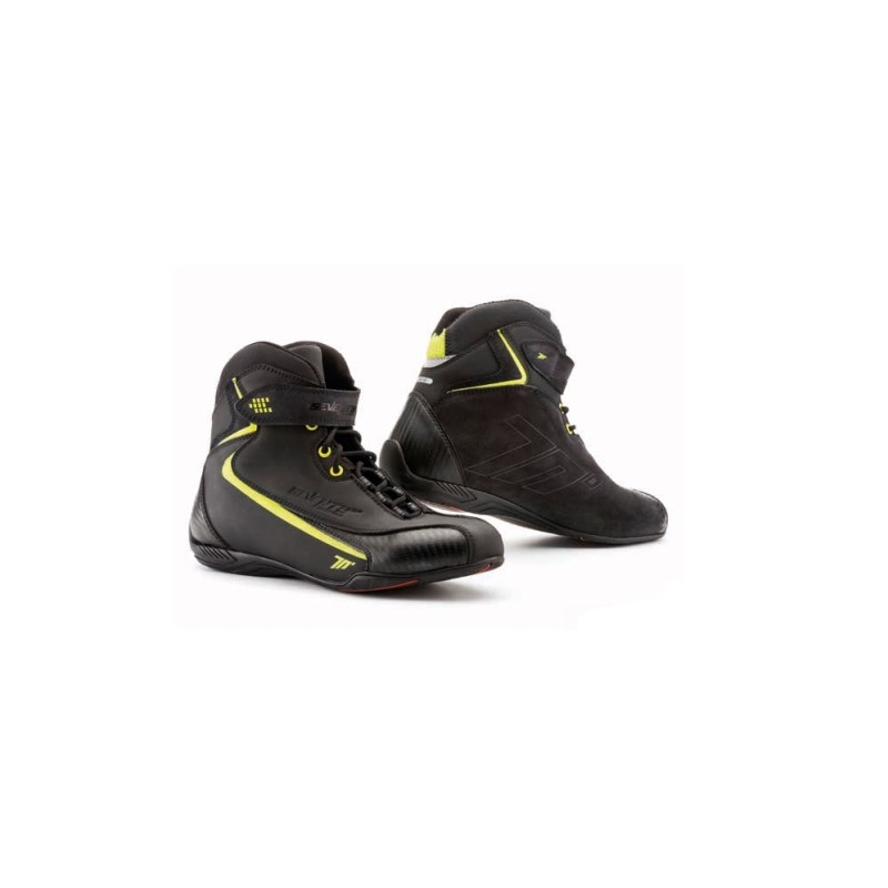SEVENTY DEGREES SD-BC6 motoros cipő fekete-fluo sárga