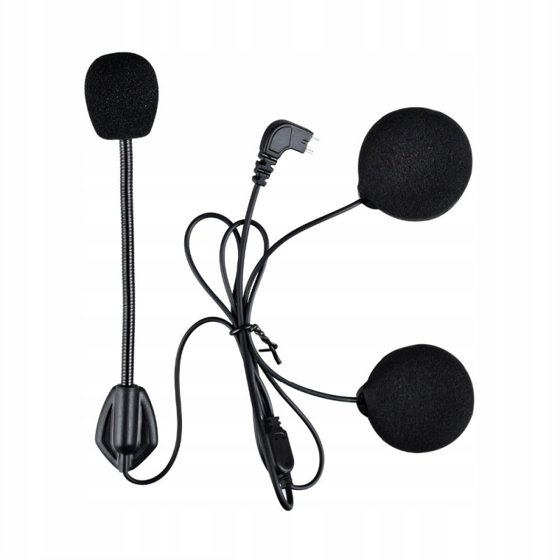 Bluetooth Intercom MaxTo M2 és M3-hoz rugalmas csere mikrofon és füllhatgató