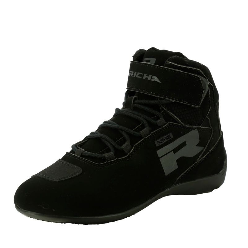 RICHA Escape WP motoros cipő fekete kiárusítás