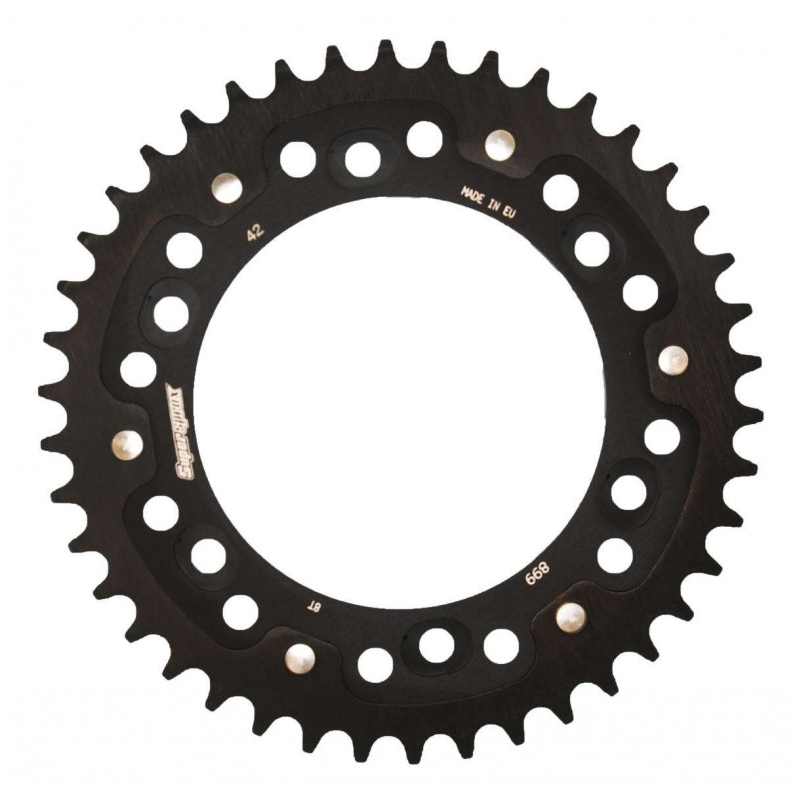 Csillagkerék SUPERSPROX STEALTH fekete 42 fogak,525