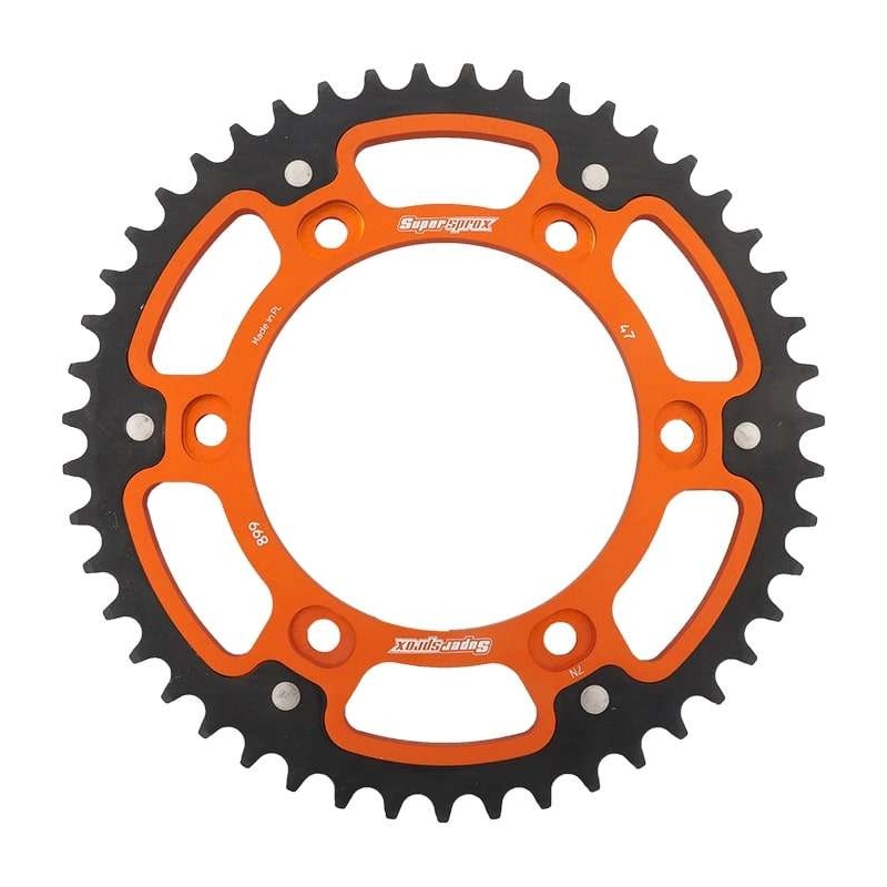 Csillagkerék SUPERSPROX STEALTH narancssárga 47 fogak,525