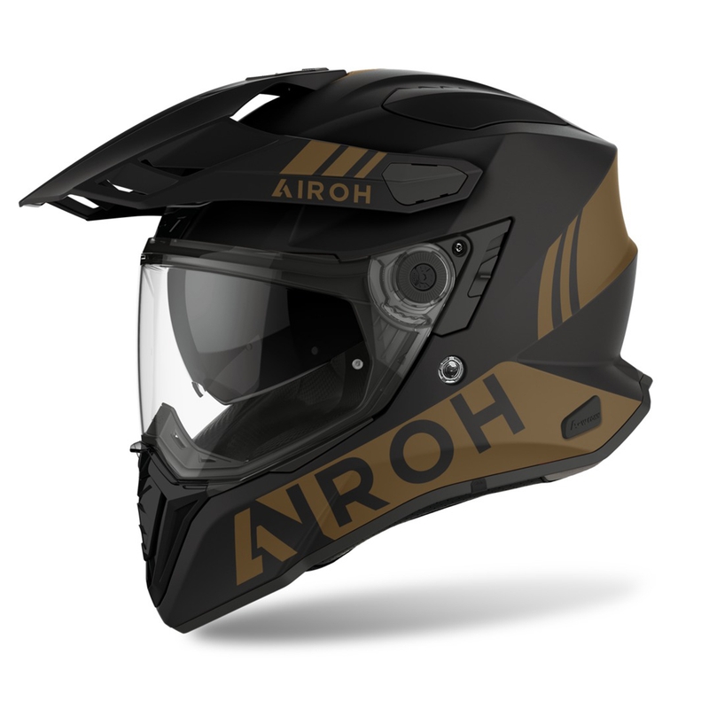 Airoh Commander Factor enduro bukósisak fekete-arany kiárusítás