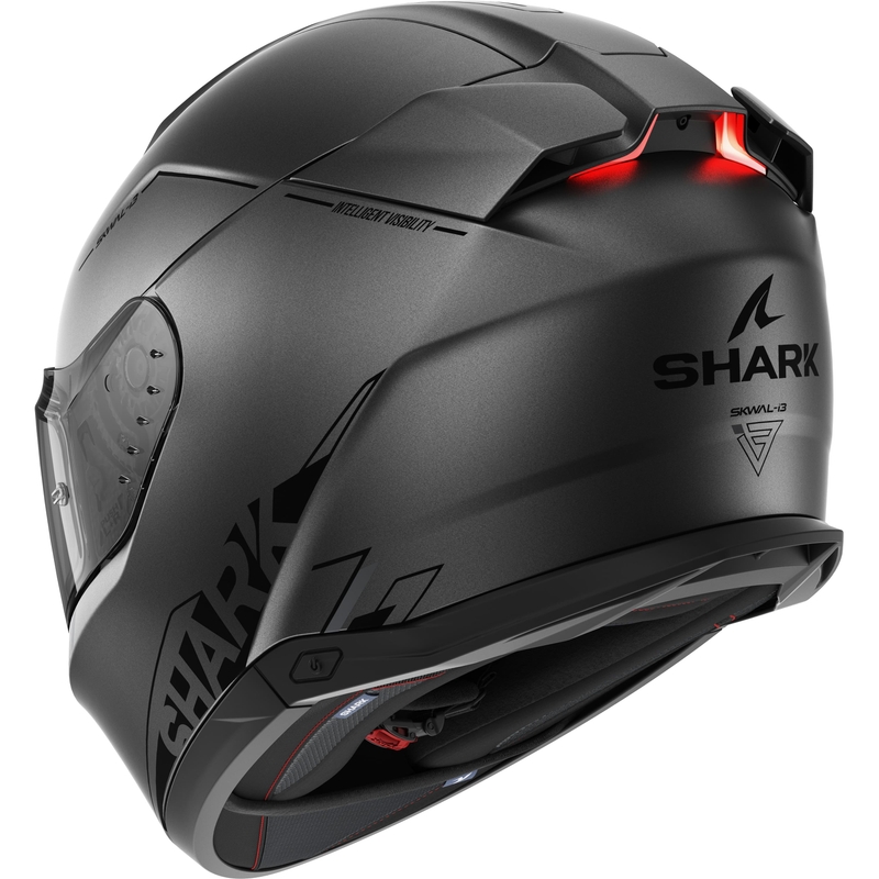 SHARK Skwal i3 Blank SP zárt bukósisak matt szürke