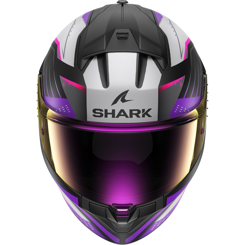 SHARK RIDILL 2 BERSEK zárt bukósisak fekete-szürke-lila-rózsaszín