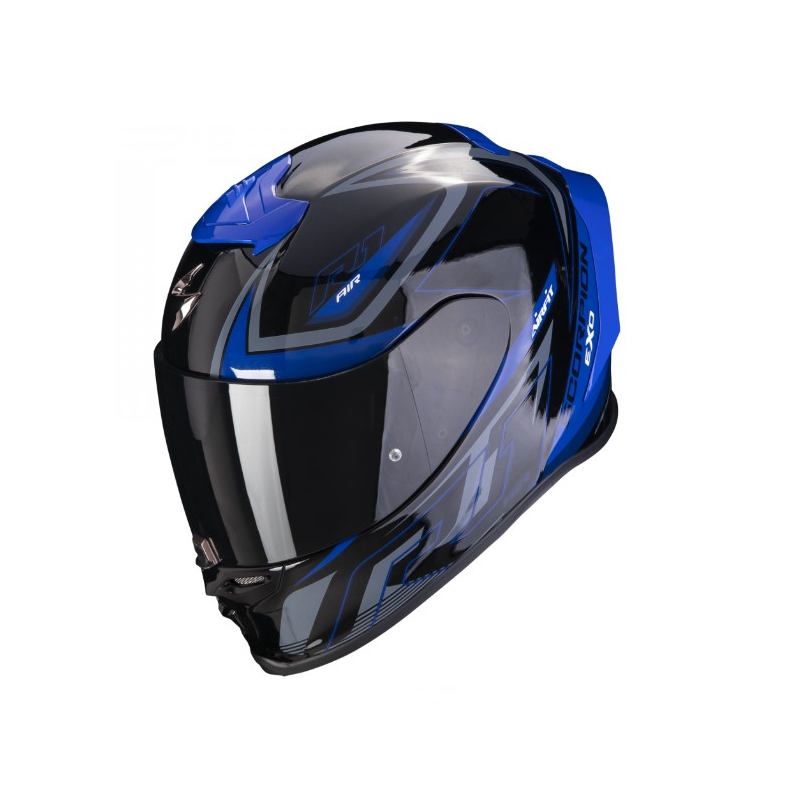Scorpion EXO-R1 EVO Air Gaz zárt bukósisak fémes fekete-kék