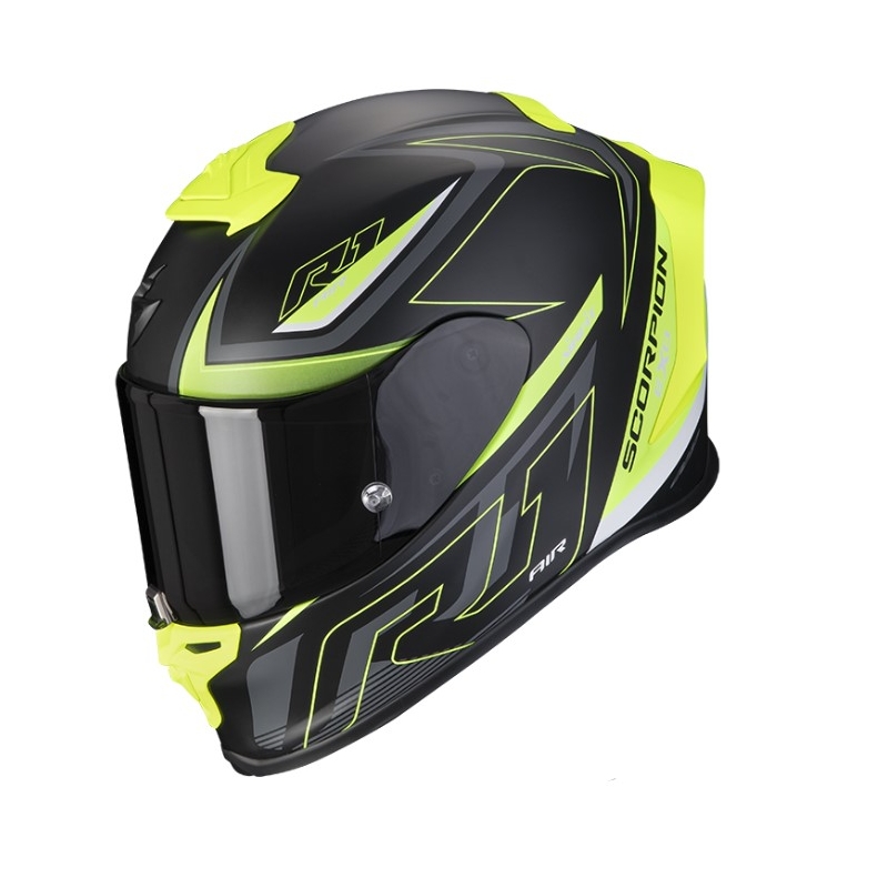 Scorpion EXO-R1 EVO Air Gaz zárt bukósisak matt fekete-fluo sárga