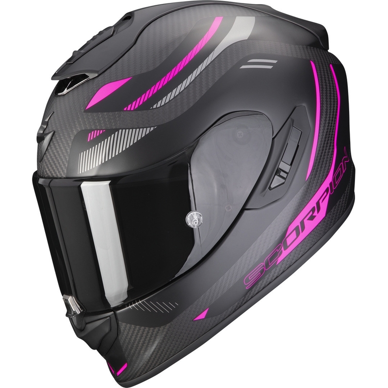 Scorpion EXO-1400 EVO Carbon Air Kydra zárt bukósisak fekete-rózsaszín