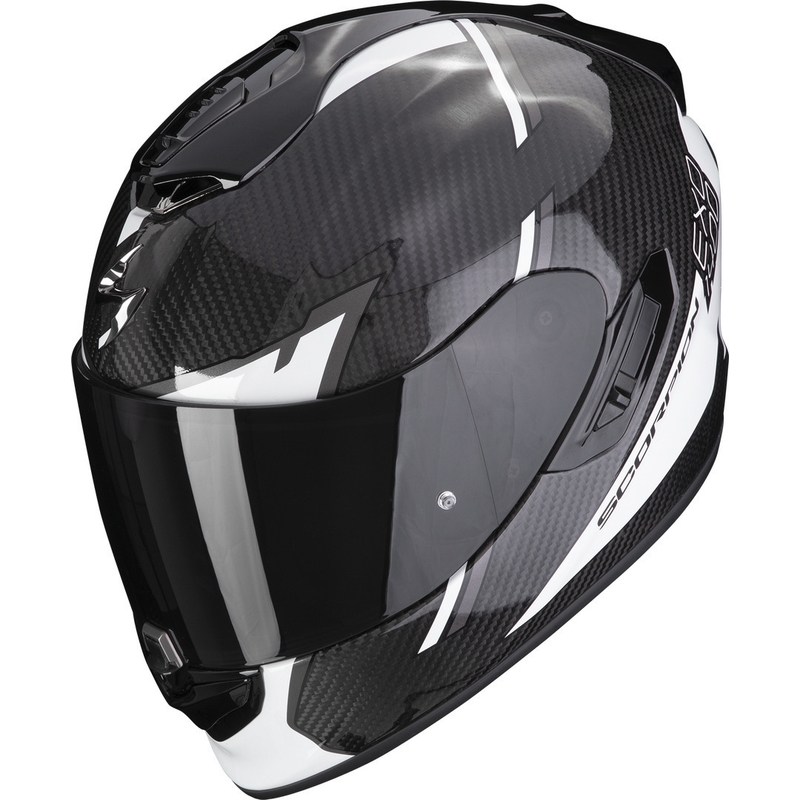 Scorpion EXO-1400 EVO Carbon Air Kendal zárt bukósisak fekete-fehér