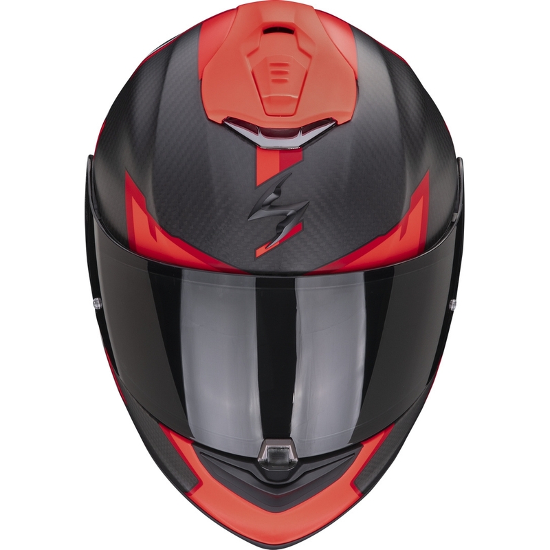 Scorpion EXO-1400 EVO Carbon Air Kendal zárt bukósisak fekete-piros