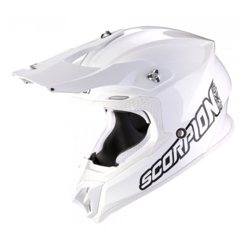 Scorpion VX-16 EVO AIR Solid motocross bukósisak fehér