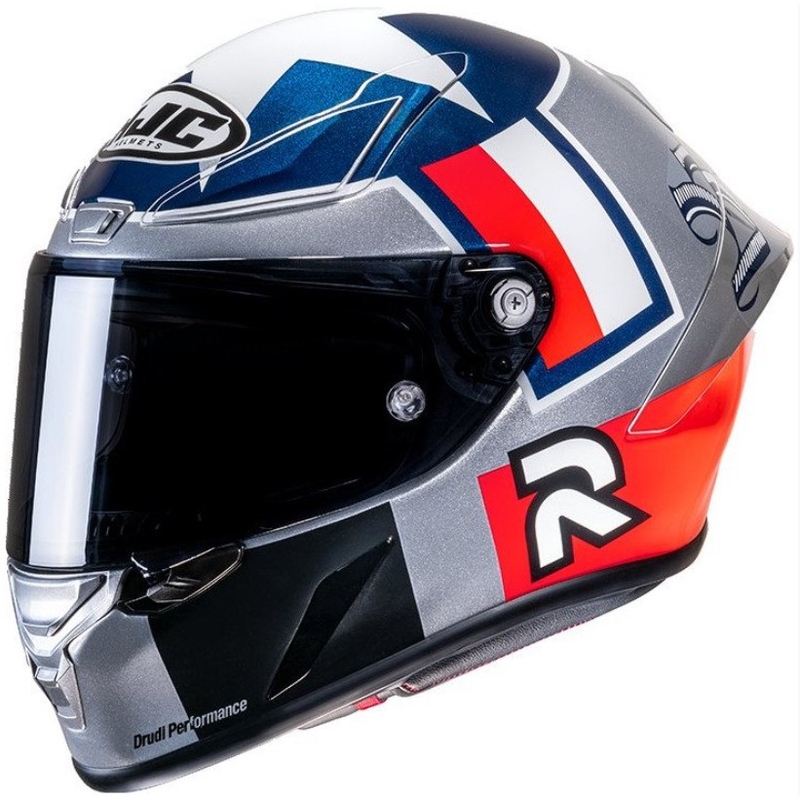 HJC RPHA 1 Ben Spies Silverstar MC21 zárt bukósisak fekete-kék-fehér-ezüst