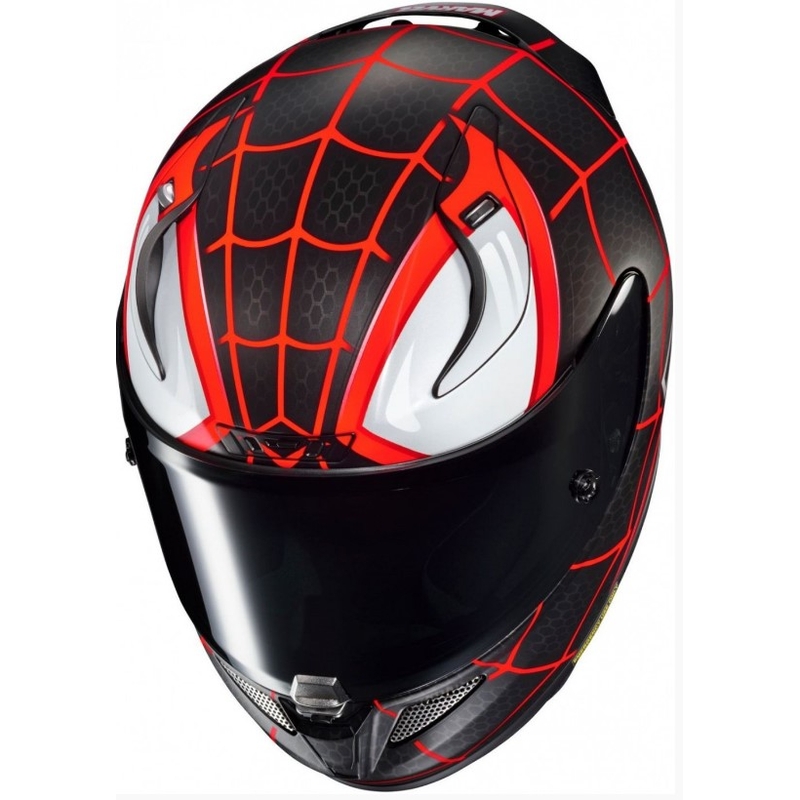 HJC RPHA 11 MILES MORALES MC1SF zárt bukósisak fekete-fehér-piros